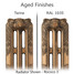 AR-AGED-02 - Arroll Cherub 1 Column Cast Iron Radiator H798mm X W2504mm AR-AGED-02 - Arroll Cherub 1 Column Cast Iron Radiator H798mm X W2504mm